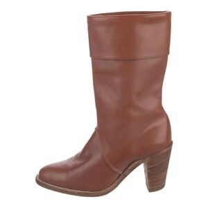 Frye Brown Leather Boots Size 5.5